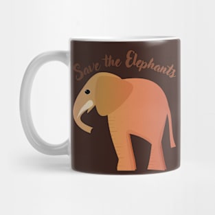 Save the elephants Mug